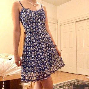 Beautiful Blue Floral Summer dress!